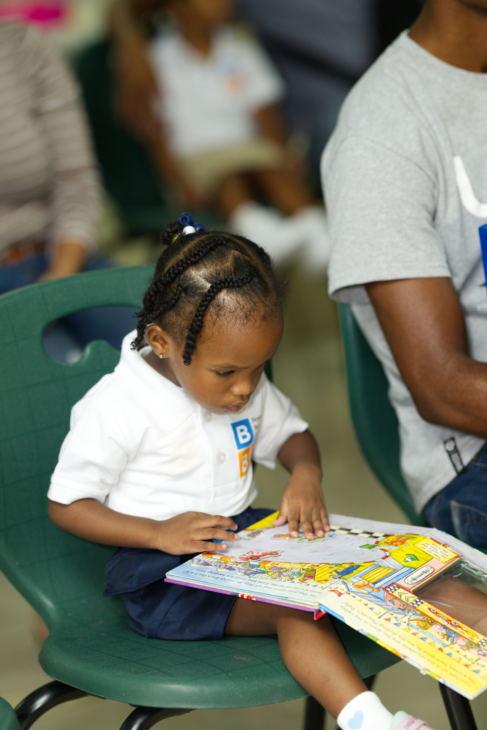 A young child enjoying play-based learning at Beyond Beginnings Academy